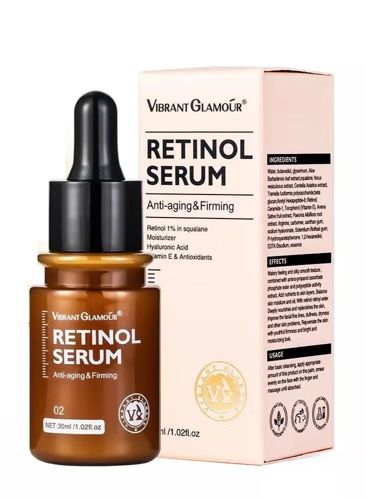 Vibrant Glamour Effective Anti Aging Retinol Cream(30g) and (Serum30ml) Combo Face Cream Collagen Anti Aging Collagen Firming Serum Anti wrinkle Cream Skin Tightening Lifting Hydrating - Image 4